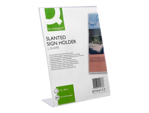 Expositor secretaria q-connect com forma de l metacrilato medidas 213x300 mm , Q-connect , 77876 , 5705831041776